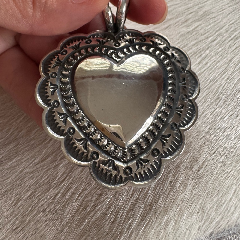 Sunshine Reeves Sterling Silver Heart Pendant - Picture 6 of 8